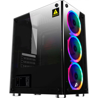 Корпус 1stPlayer X2-R1 Color LED Black без БЖ