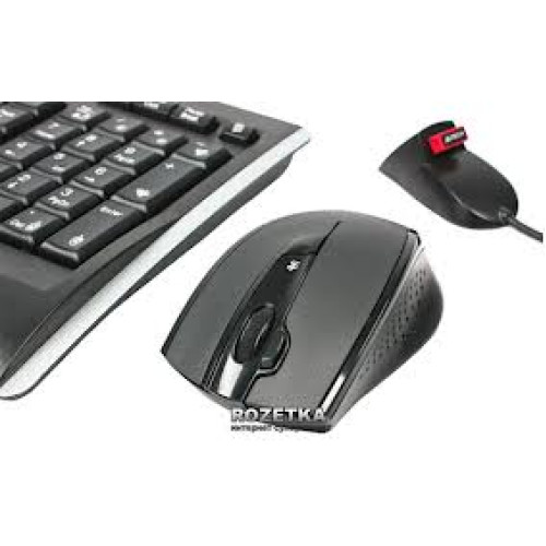 Клавіатура A4Tech V-Track 6100F, Wireless Keyboard + Mouse (GK-8A+G9-500)