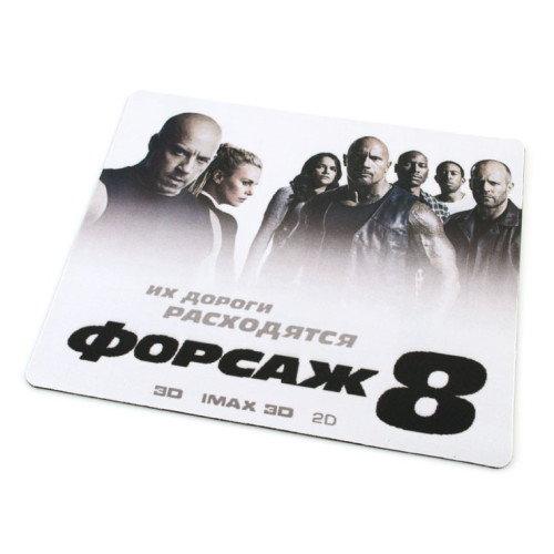Килимок для мишки Форсаж товщина 3 мм, колір Grey, Пакет (14134)