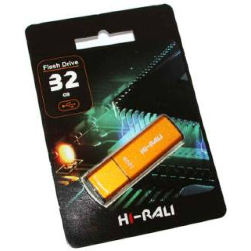 Флеш память USB 32GB HI-RALI Vector (HI-32GBVRGD) Gold