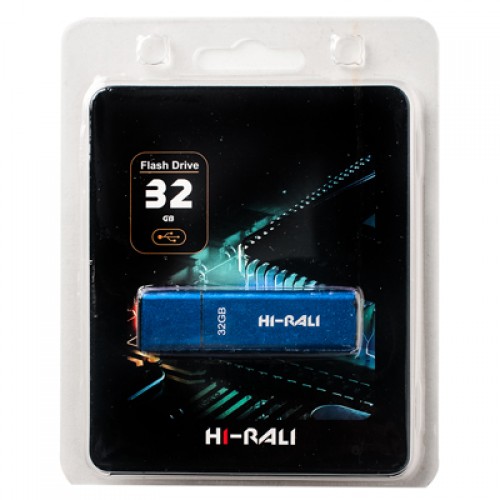 Флеш память USB 32GB HI-RALI Vector (HI-32GBVRBL) Blue