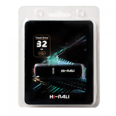 Флеш память USB 32GB HI-RALI Vector (HI-32GBVRBK) Black