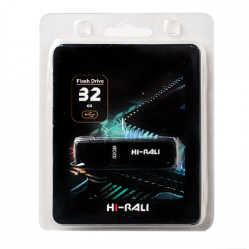 Флеш память USB 32GB HI-RALI Vector (HI-32GBVRBK) Black