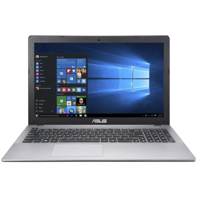 Ноутбук Asus K550V (K550VX-DM115T), 15.6" (1920x1080) FHD LED, глянцевый, Intel Core i7-6700HQ (2.6 - 3.5 ГГц), RAM 16 ГБ, HDD 2TБ, NVIDIA GeForce GTX 950M 2 ГБ, DVD SuperMulti, LAN, Wi-Fi, Bluetooth 4.0, веб-камера, Windows 10