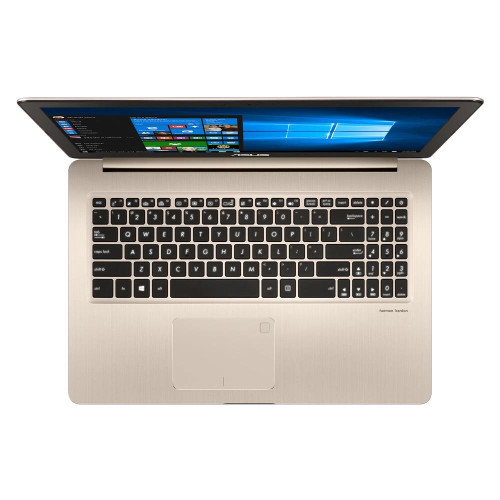 Ноутбук Asus VivoBook PRO N580V (N580VN-DM013T), 15.6" (1920x1080) FHD, Intel Core i7-7700HQ (2.8 - 3.8 ГГц), RAM 16 GB DDR4, HDD 1 TB + SSD 128GB, Nvidia GeForce MX150 2GB, Без ОД, LAN, Wi-Fi, Bluetooth, веб-камера, Windows 10