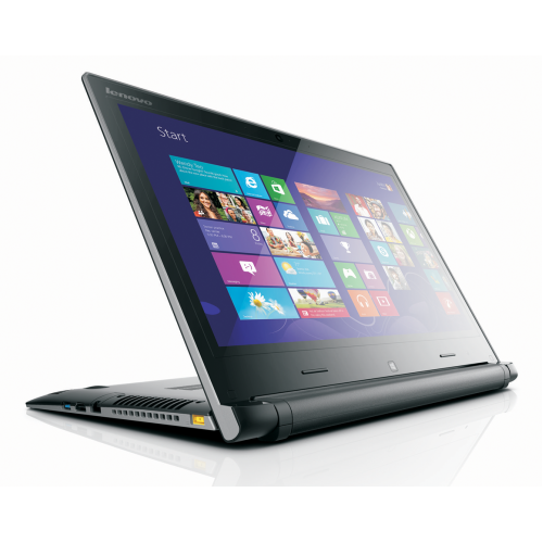 Ноутбук Lenovo IdeaPad Flex 14 (59-389333) 14" (1366x768) HD LED, глянцевый, Multi-touch, Intel Pentium 3556U (1.7 ГГц), RAM 4 ГБ, HDD 500 ГБ + SSD 8 ГБ, Intel HD Graphics, Без ODD, LAN, Wi-Fi, Bluetooth, веб-камера HD, W8, 2 кг, Black,Grey