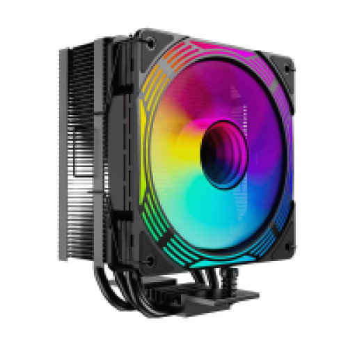 Вентилятор для CPU Socket All GAMEMAX Ice Force BK ARGB, Intel: 1700/1200/1151/1150/1155/1156, AMD: AM5/AM4, 4-pin PWM