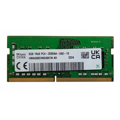 Модуль пам'яті SoDDR 4 8GB 3200 MHz 1.2v Hynix (HMAG68EXNSA051N)