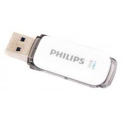 Флеш память USB 32GB Philips Snow (Grey)