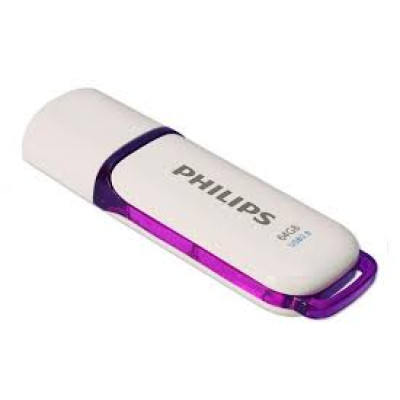 Флеш память USB 64GB Philips Snow (Purple)
