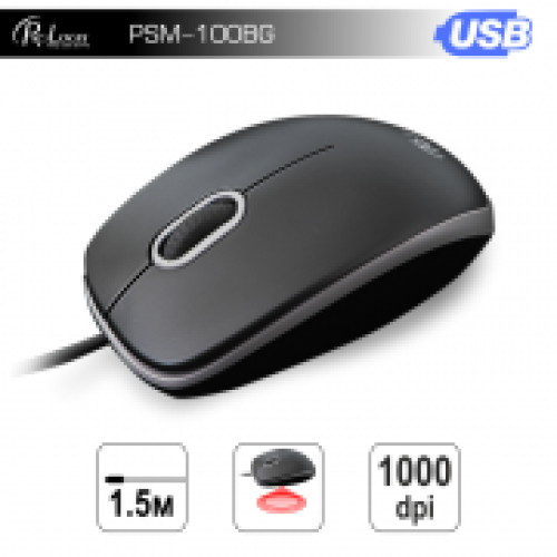 Мишка ProLogix PSM-100BG USB Black