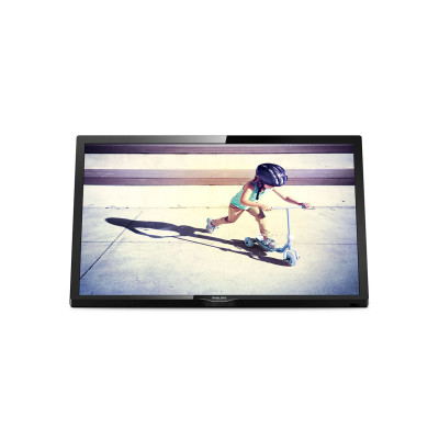 Телевизор Philips 24" 24PFT4022/12, 1920x1080, 2 TV-тюнера, мощность звука 6 Вт, HDMI x2, 1 х USB, DVB-S, DVB-C, DVB-T2, DVB-T