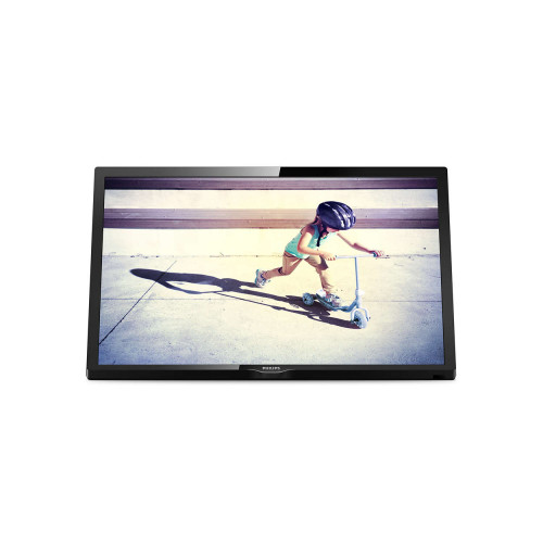 Телевизор Philips 24" 24PFT4022/12, 1920x1080, 2 TV-тюнера, мощность звука 6 Вт, HDMI x2, 1 х USB, DVB-S, DVB-C, DVB-T2, DVB-T
