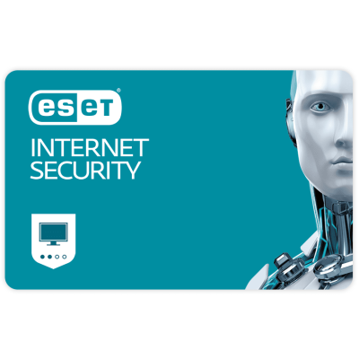 Eset Internet Security для 2 ПК, ліцензія на 12 міс.