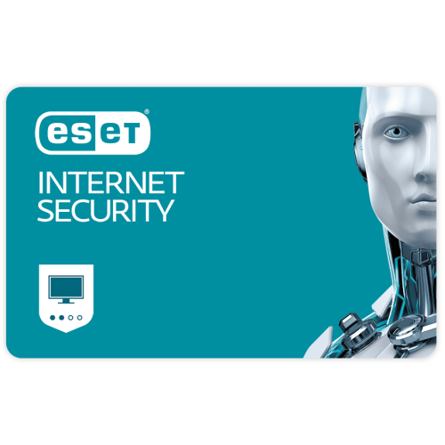 Eset Internet Security для 2 ПК, ліцензія на 12 міс.