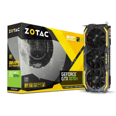 Відеоадаптер GTX1070 Ti 8196Mb GDDR5 256bit Zotac Mini (ZT-P10710B-10P) (1607/8000) (DVI, HDMI, 3 x DisplayPort)