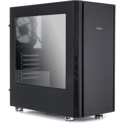 Корпус Vinga BlackGold , ATX, Black