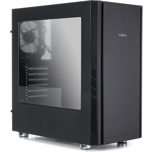 Корпус Vinga BlackGold , ATX, Black