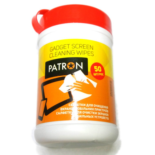 Серветки PATRON PDA, TFT, LCD, LED, Plasma 50шт (F4-005) вологі