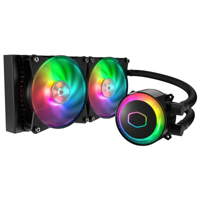 Система жидкостного охлаждения для CPU Socket All CoolerMaster MasterLiquid ML240R RGB (MLX-D24M-A20PC-R1)