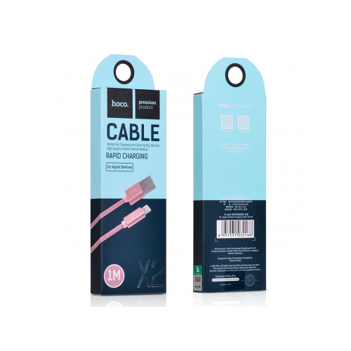 Кабель USB Lightning(M) 1 m Hoco Fast Charging X2