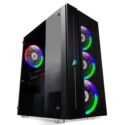 Корпус 1stPlayer B7-R1 Color LED Black без БЖ