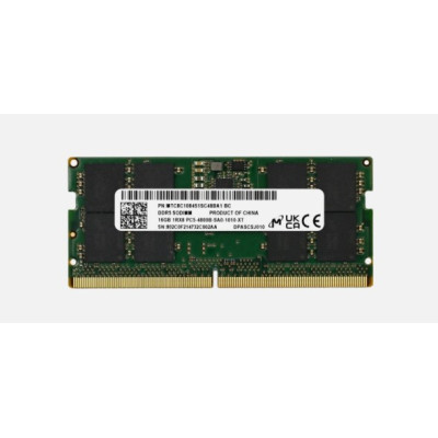 Модуль пам'яті SoDDR 5 16GB 4800 MHz 1.2v Micron (MTC8C1084S1SC48BA1)