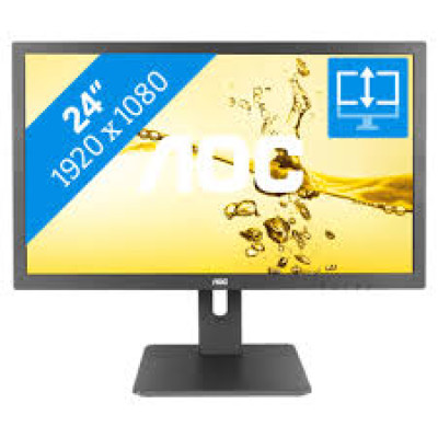 24" Монітор AOC E2475PWJ, TN+FILM (16:9, 1920x1080, 160/170, 1ms, DVI, VGA, HDMI), вбудовані динаміки 2х2 Вт