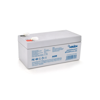 Акумулятор для ДБЖ MERLION AGM GP1233F1 12 V 3,3Ah ( 134 x 66 x 60 (65) )