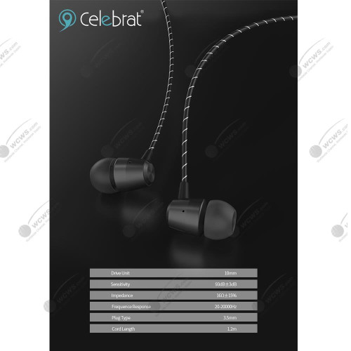 Наушники Celebrat N3 Metal Heavy Bass