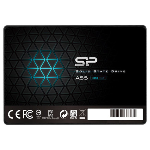 Накопичувач 2.5'' SSD 256Gb Silicon Power Ace A55 (SP256GBSS3A55S25) 3D NAND SLC (гар. 6 міс)