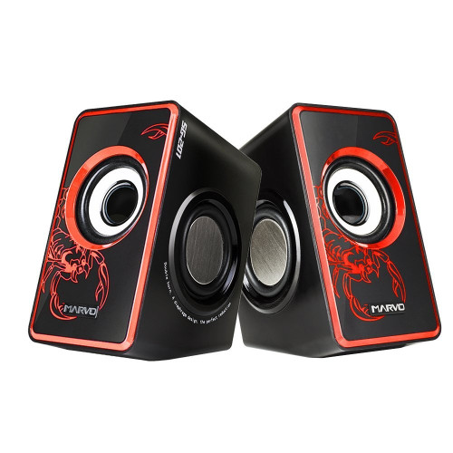 Колонки Marvo 2.0 SG-117 Black, USB, 6W