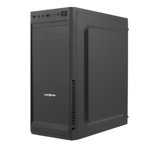 Корпус LogicPower LP 2003-400W ATX/ MATX, 24+4Pin, 2xSATA, 2 molex, 80 mm fan, USBx2, AUDIO In/ Out, Full BLACK