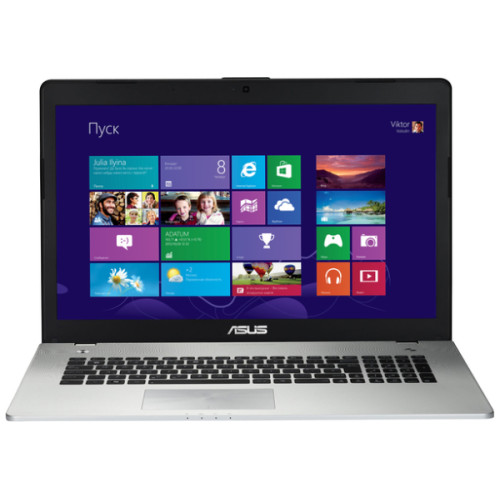 Ноутбук Asus N76VB (N76VB-T5010H) 17.3” (1600x900) HD+ LED, матовый, Intel Core i5-3230M (2.6 ГГц), RAM 8 ГБ, HDD 1 TБ, nVidia GeForce GT 740M, 2 ГБ, DVD SuperMulti, LAN, Wi-Fi, Bluetooth, веб-камера, Windows 8, 3.4 кг