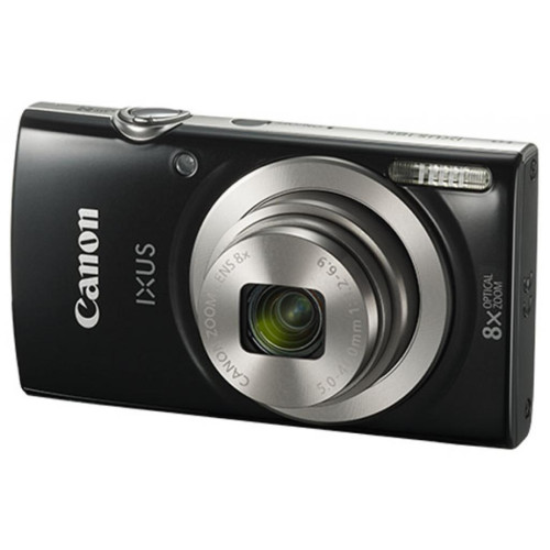 Цифровая фотокамера Canon IXUS 185, Матрица CCD 1/2.3", 20 Мп, Зум: 8х (оптический), 4х (цифровой), поддержка карт памяти SD,SDHC,SDXC, ЖК-дисплей 2.7", HD-видео, питание от литий-ионного аккумулятора