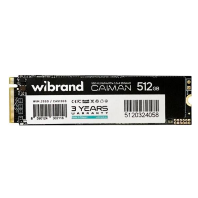 Накопичувач M.2 SSD 512GB Wibrand Caiman 3D NAND (WIM.2SSD/CA512GB)