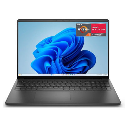 Ноутбук Dell 16 DC16255 (ddc16255-A595blk-pdee) 16" 2K IPS,AMD Ryzen 7 250 (5,1 GHz), 16GB, 1TB, AMD Radeon Graphics, Wi-Fi 6, USB-C, підсвітка клавіатури, Win 11, black