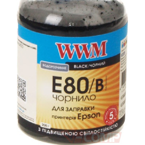 Чорнило WWM Epson L800 200г Black (E80/B)