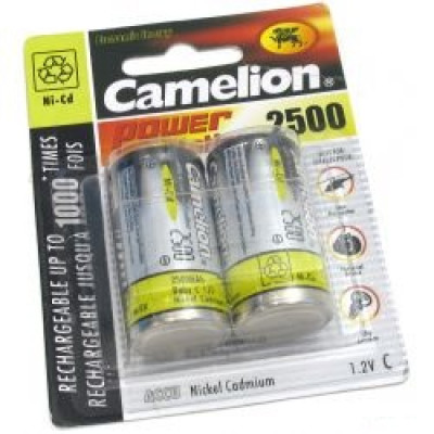 Аккумулятор C 2500mAh Camelion (2шт.)