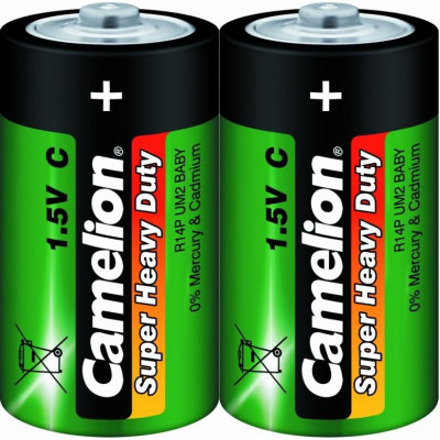 Батарейка Camelion R14/2-Shrink (Super Heavy Duty) (1шт.)