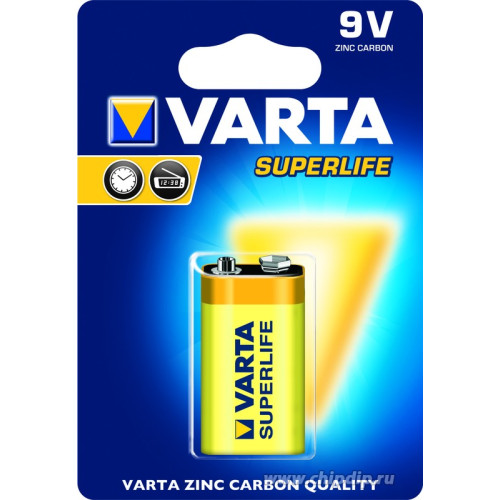 Батарейка Крона Varta Superlife(1шт.)