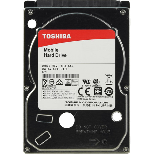 HDD Mobile 2,5'' 320Gb Toshiba 5400rpm, 16 MB, 7mm, (MQ01ACF032R)