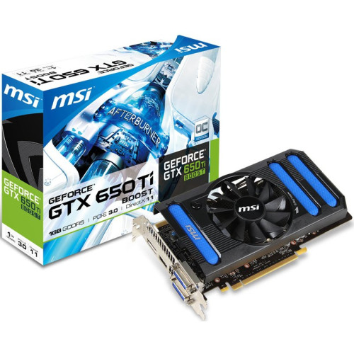 Відеоадаптер GTX650 Ti Boost 1024Mb DDR5 192Bit MSI (N650TI-1GD5/OC BE)