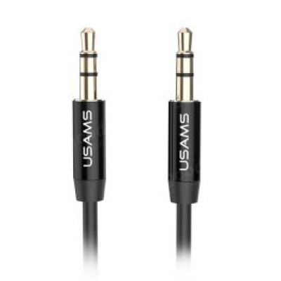 Кабель аудио 1 м, Jack 3.5-3.5 (AUX-IN) Usams SJ256