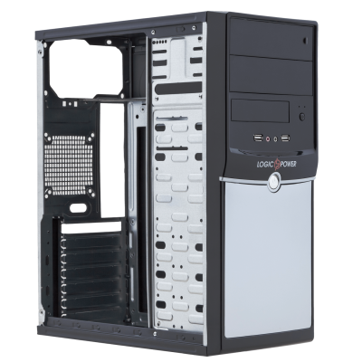 Корпус LogicPower LP 0104, 400W, Black-Silver