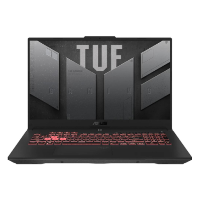 Ноутбук Asus TUF FA707NUG (FA707NUG-HX154), 17.3 FHD IPS 144 Гц, AMD Ryzen 7-7445HS (4.7GHz), 16GB, 512GB, RTX 4050 6GB, підсвітка клавіатури, 1x HDMI, 2xUSB 3.2, 2xUSB 3.2 (Type-C), LAN, Bluetooth 5.3, Wi-Fi, DOS, Mecha Gray