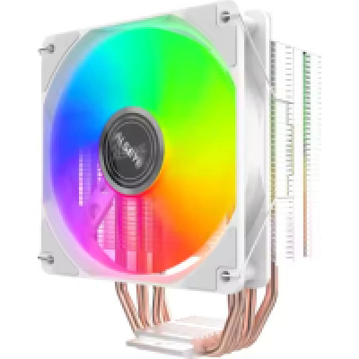 Вентилятор для CPU Socket All Alseye N120W-SE COV RGB White, Intel: 1700/1200/1150/1151/1155/1156, AMD: AM5/AM4, 93х78х123 мм, 4-pin PWM (AS.01.05.0021)