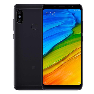 Мобильный телефон Xiaomi Redmi Note 5, 5.99", IPS, (2160x1080), Qualcomm Snapdragon 636 (1.8 ГГц), RAM 3 ГБ, 32 ГБ встроенной памяти + microSD (до 128 ГБ), основная камера: 12 Мп + 5 Мп, фронтальная камера: 13 Мп, 3G, LTE, GPS, GLONASS, поддержка 2х 