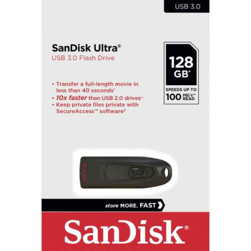 Флеш пам`ять USB 128GB Sandisk Ultra USB 3,0 (SDCZ48-128G-U46)