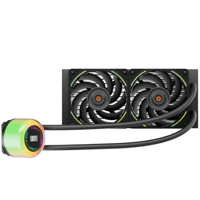 Система водяного охолодження для CPU Socket All 1stPlayer CC-240 ARGB, Black, Intel: 2011/1851/1700/1366/1200/1150/1151/1155/1156, AMD: AM5/AM4/AM3+/AM3/FM2+/FM2/FM1, 397x120x27 мм, 4-pin